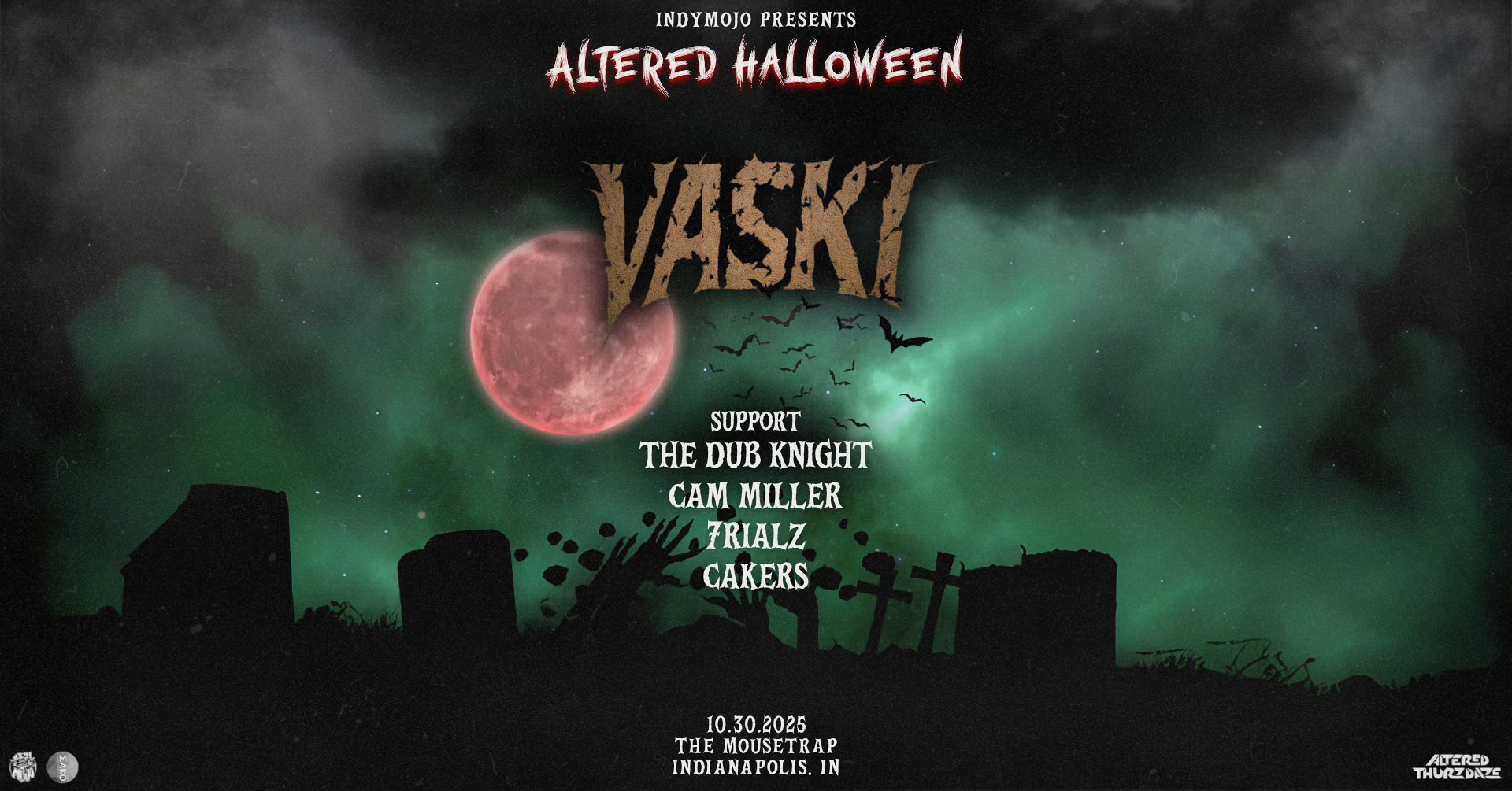 Altered Halloween w/ Vaski - Thursday, October 30th