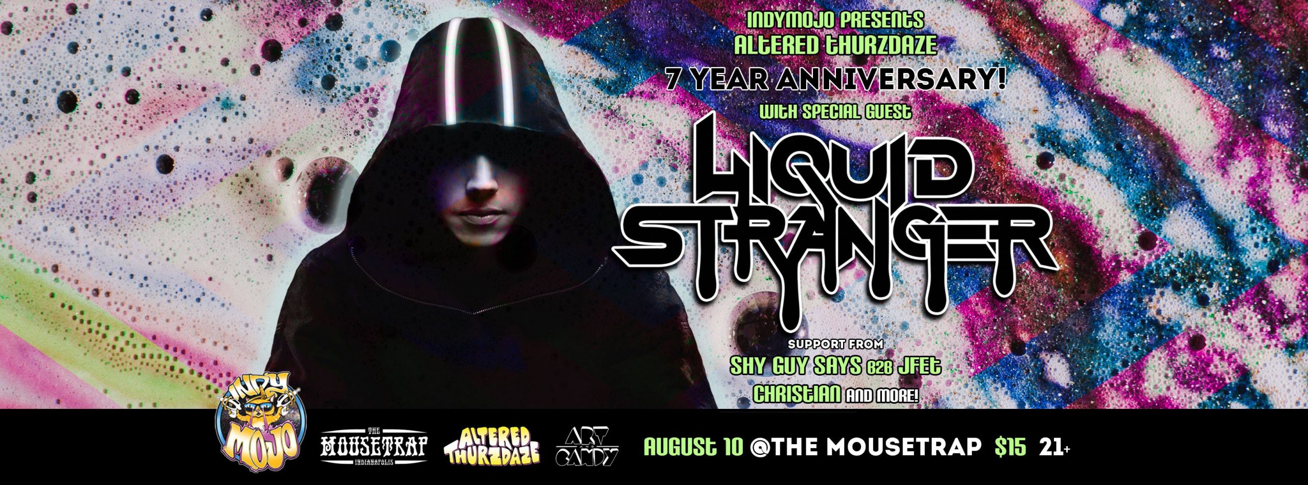 Altered Thurzdaze: 7 Year Anniversary w/ Liquid Stranger - Thursday, August 10th