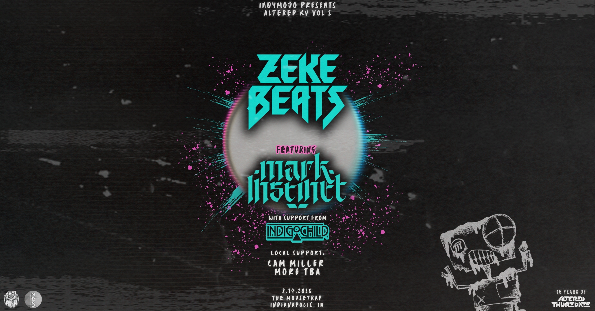 Altered Thurzdaze: ALTERED XV vol 2 w/ Zeke Beats & Mark Instinct - Thursday, August 14th