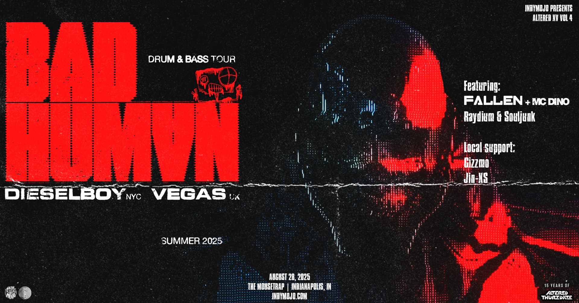 Altered Thurzdaze: ALTERED XV vol 4 w/ Dieselboy & Vegas - Thursday, August 28th