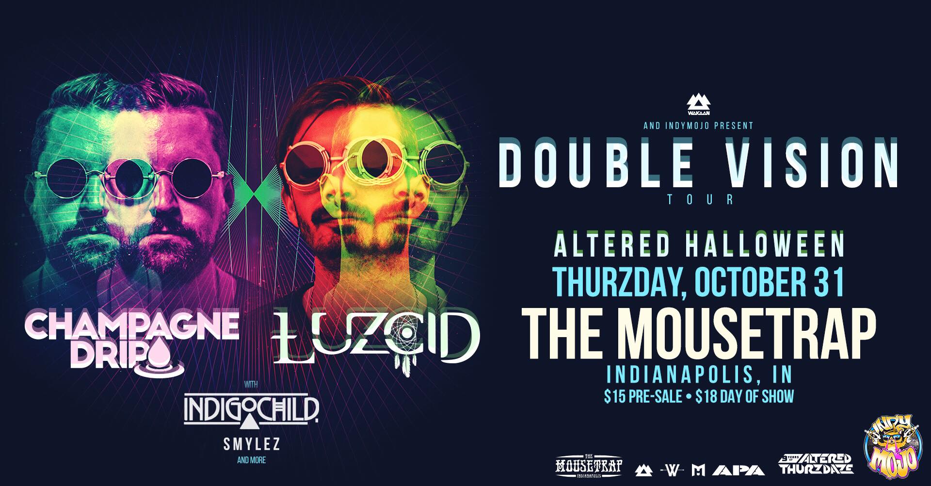 Altered Thurzdaze: Altered Halloween w/ Champagne Drip & Luzcid - Thursday, October 31st