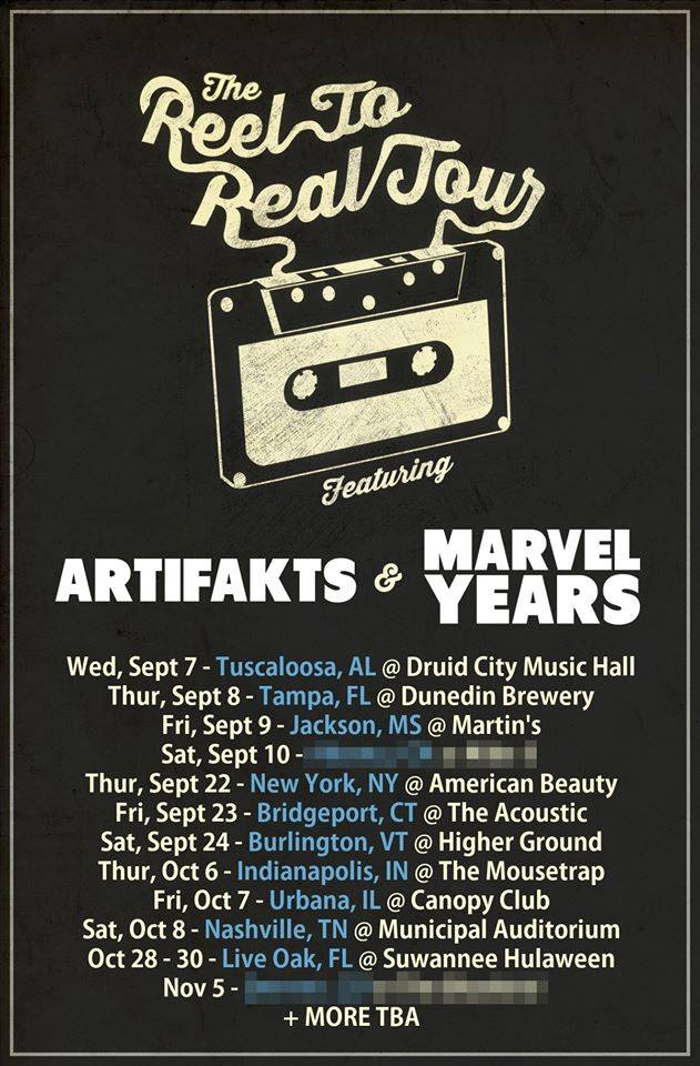 Altered Thurzdaze w/ Artifakts & Marvel Years - Reel to Real Tour - Thursday, October 6th