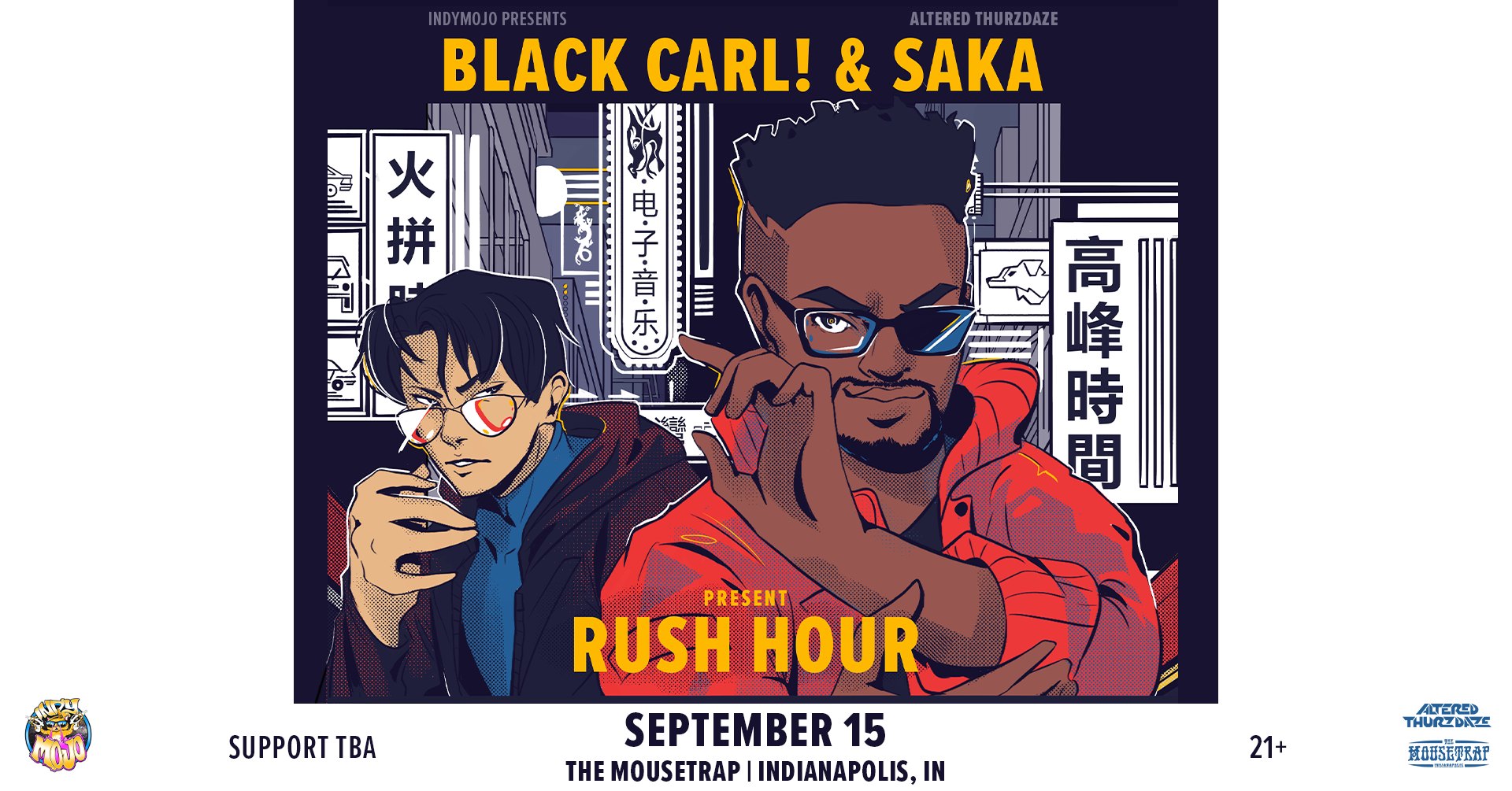 Altered Thurzdaze w/ Black Carl! x Saka - Thursday, September 15th