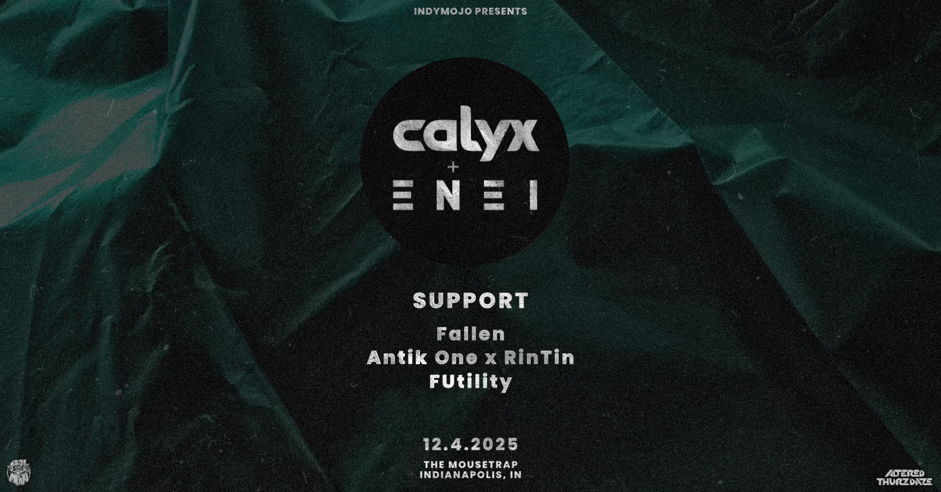Altered Thurzdaze w/ Calyx + Enei - Thursday, December 4th