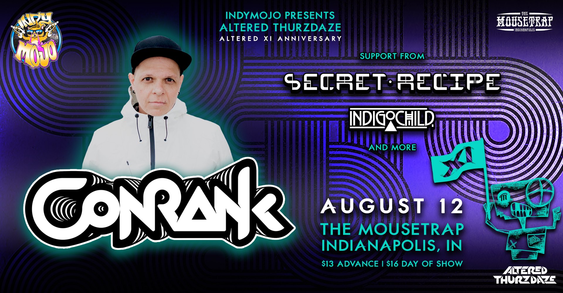 Altered Thurzdaze w/ Conrank & Secret Recipe - Thursday, August 12th