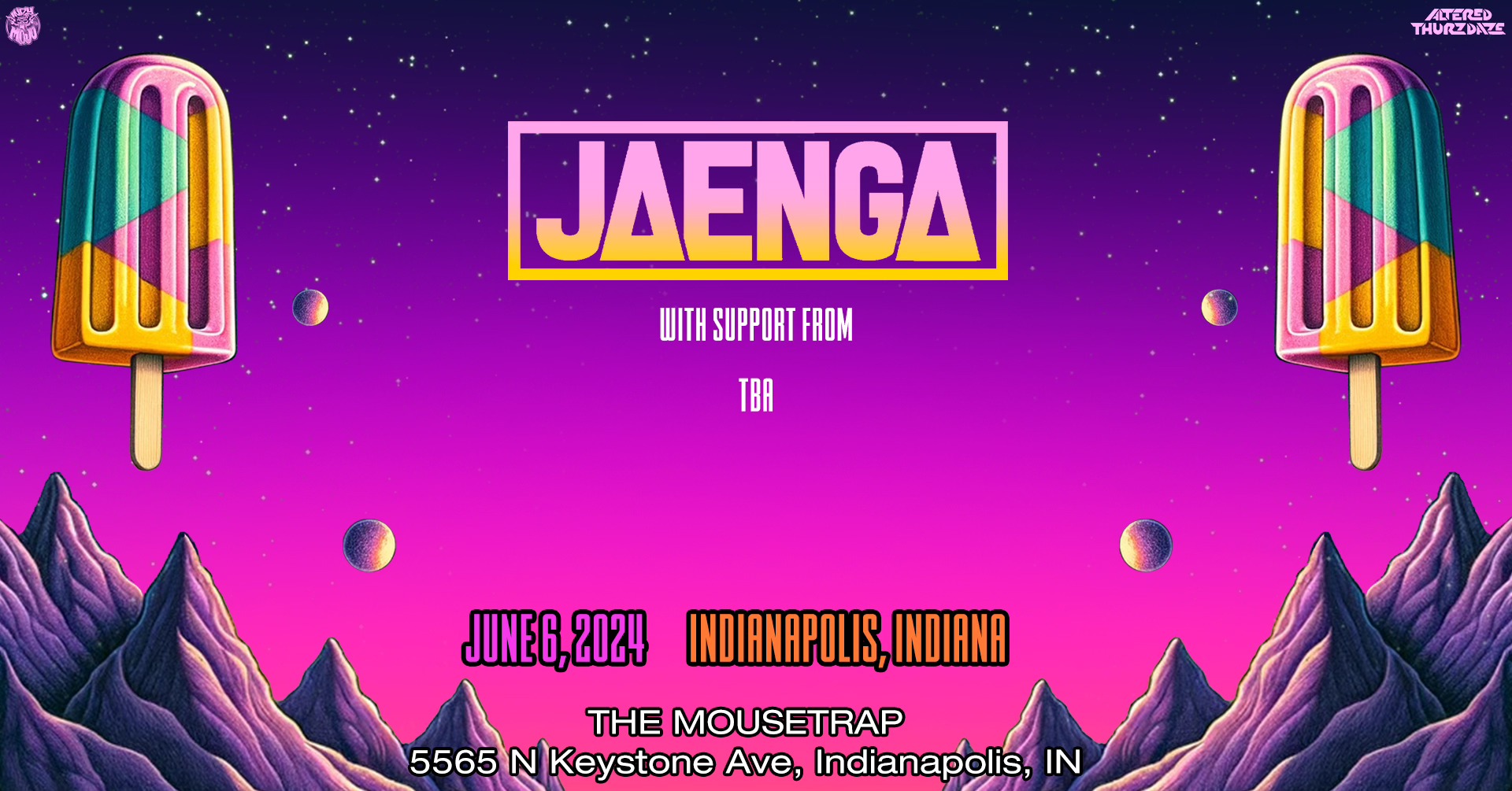 Altered Thurzdaze w/ Jaenga - Thursday, June 6th