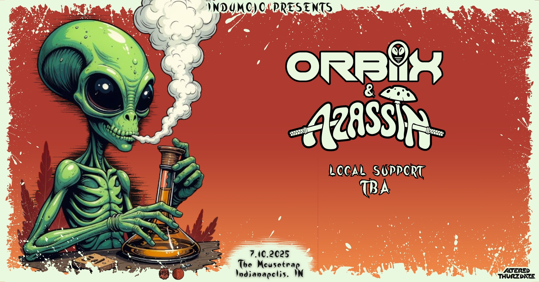 Altered Thurzdaze w/ Orbiix + Azassin - Thursday, July 10th