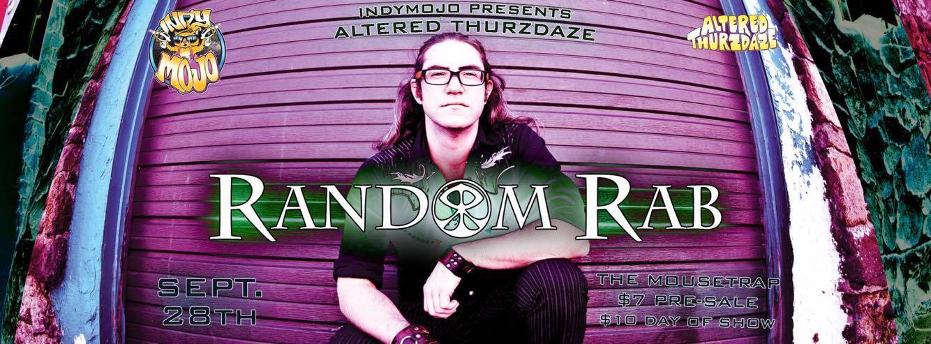 Altered Thurzdaze w/ Random Rab + Hurricane Harvey Relief Benefit - Thursday, September 28th