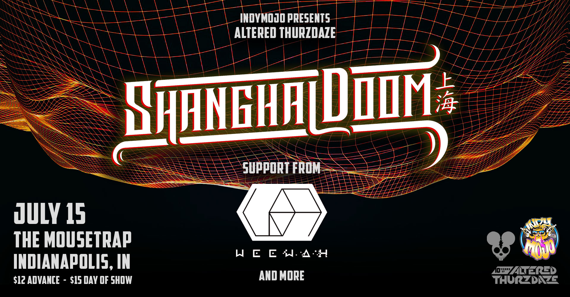 Altered Thurzdaze w/ Shanghai Doom - Thursday, July 15th