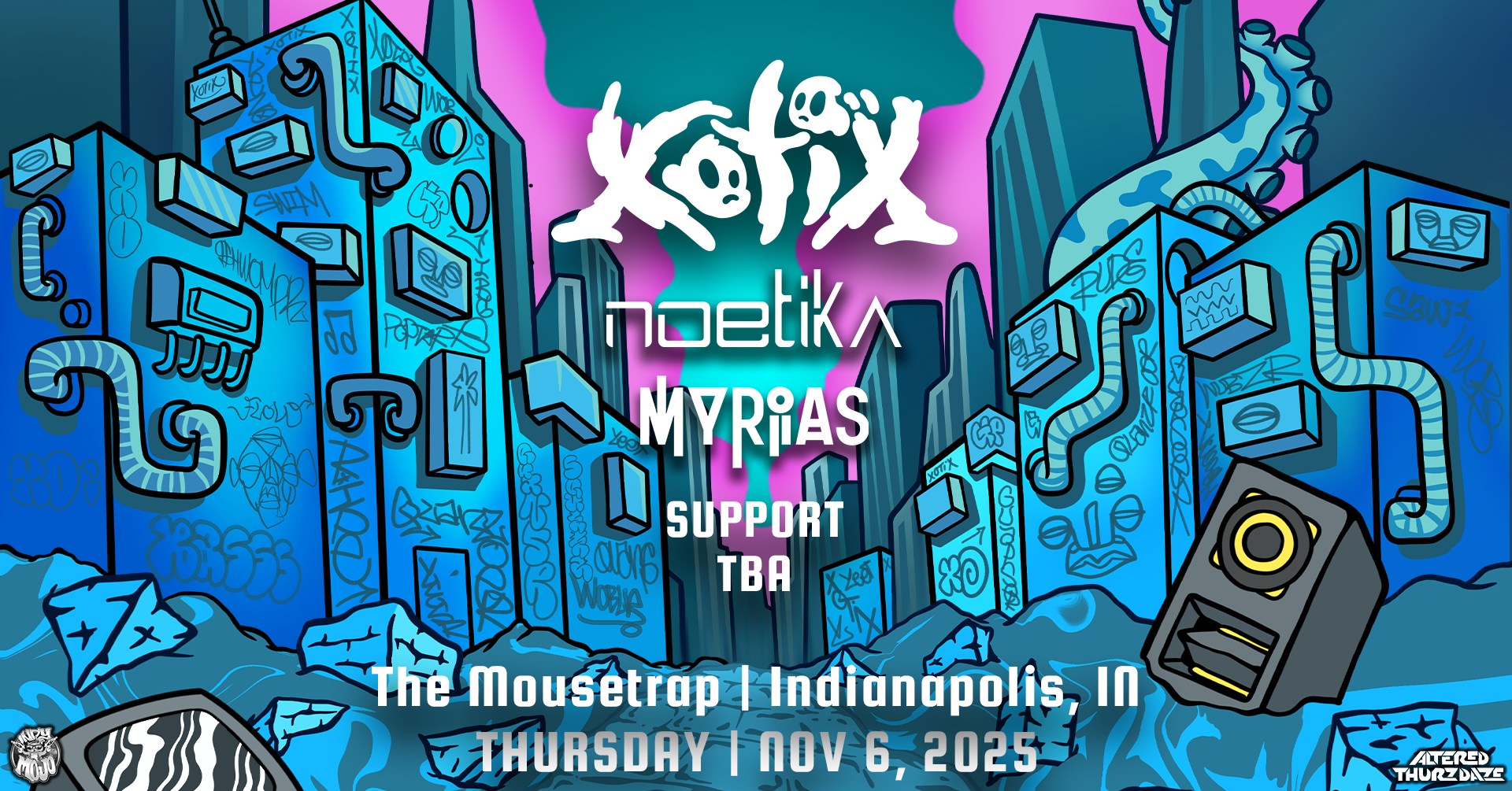 Altered Thurzdaze w/ Xotix, Noetika, & Myrias - Thursday, November 6th