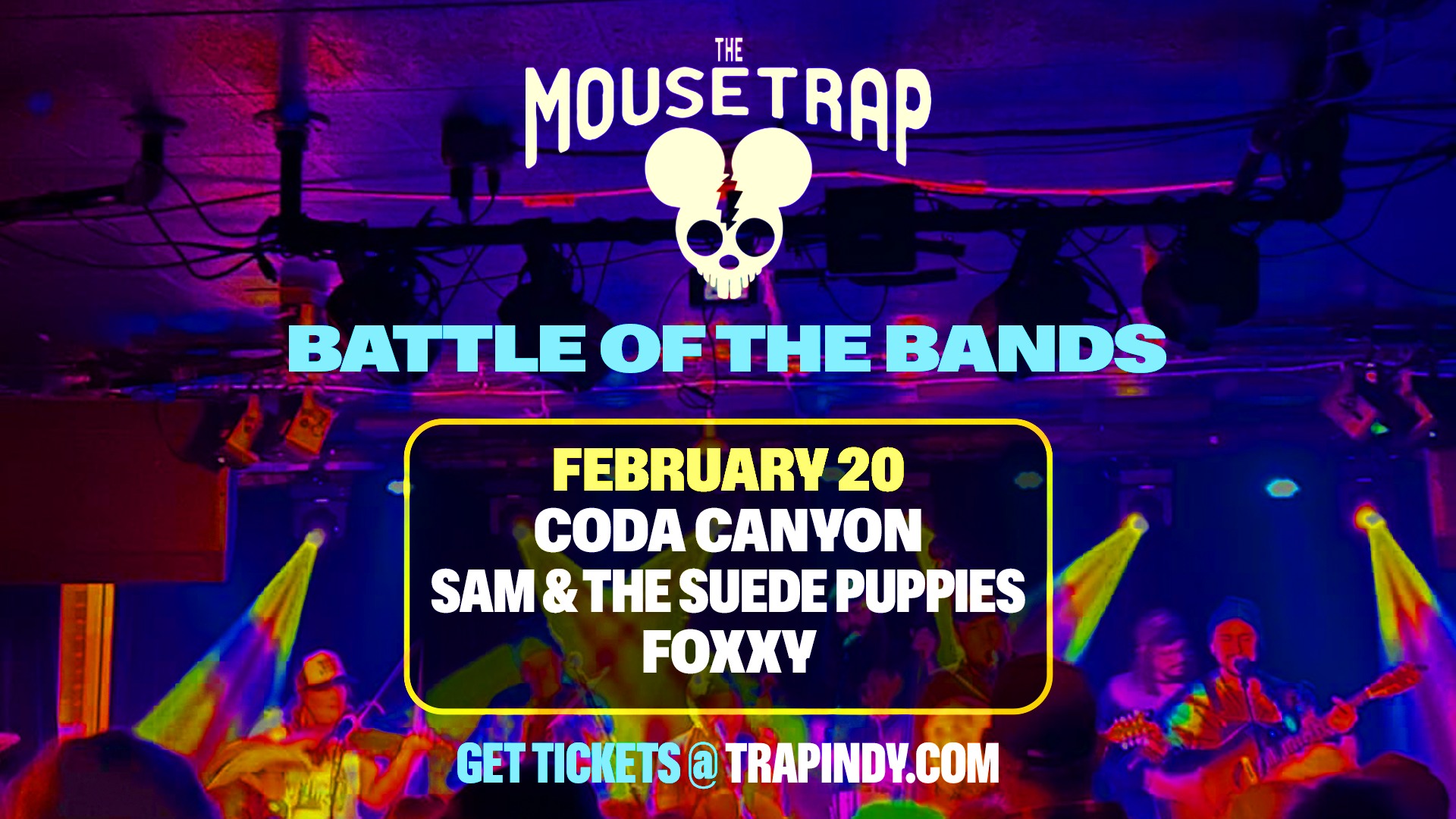 Battle of the Bands - Round 2 - Coda Canyon, Foxxy - Sam & The Suede Puppies - Friday, February 20th
