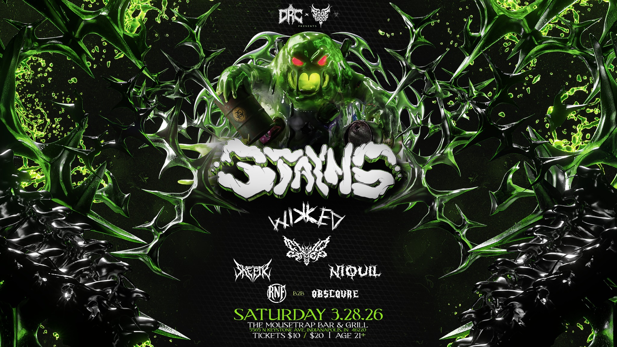 DRC X GOOF TROOP Presents: STAYNS - Saturday, March 28th