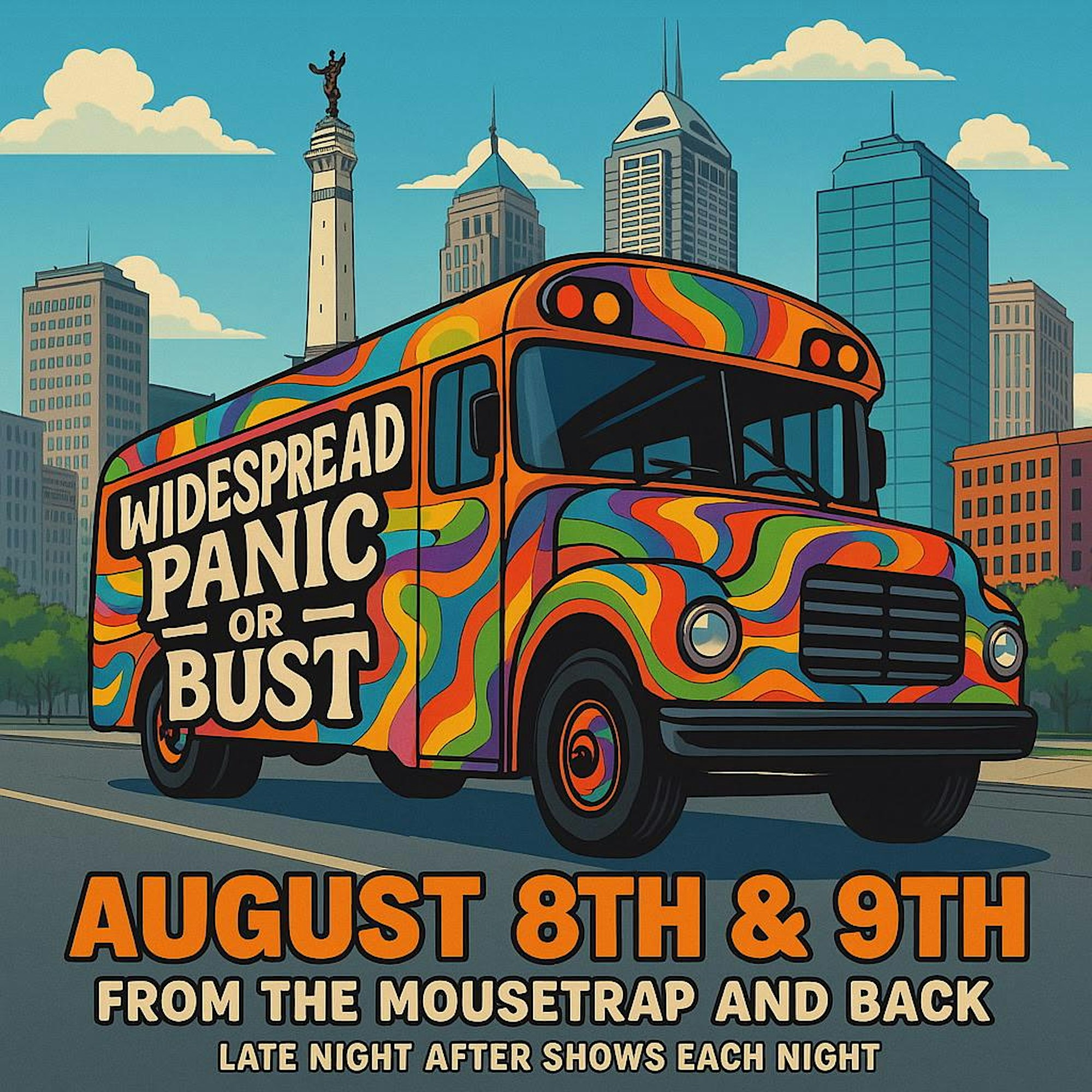 Get on the bus to Widespread Panic! - Friday, August 8th