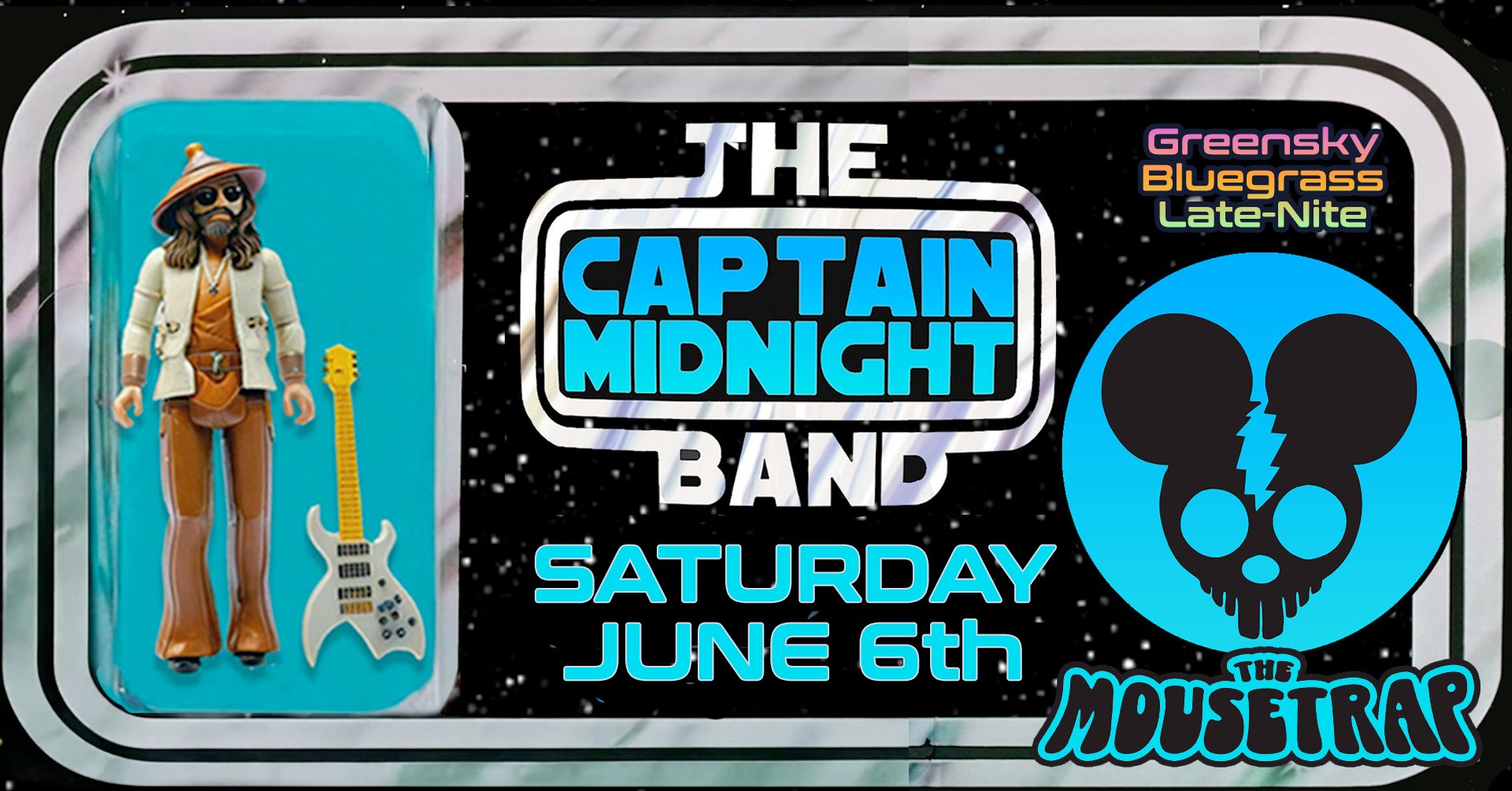 Greensky After-Party feat. Captain Midnight Band @ The Mousetrap - Saturday, June 6th