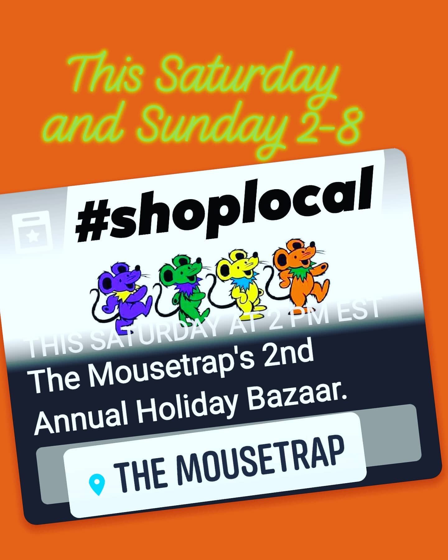 The Mousetrap's 2nd Annual Holiday Bazaar - Saturday, December 12th