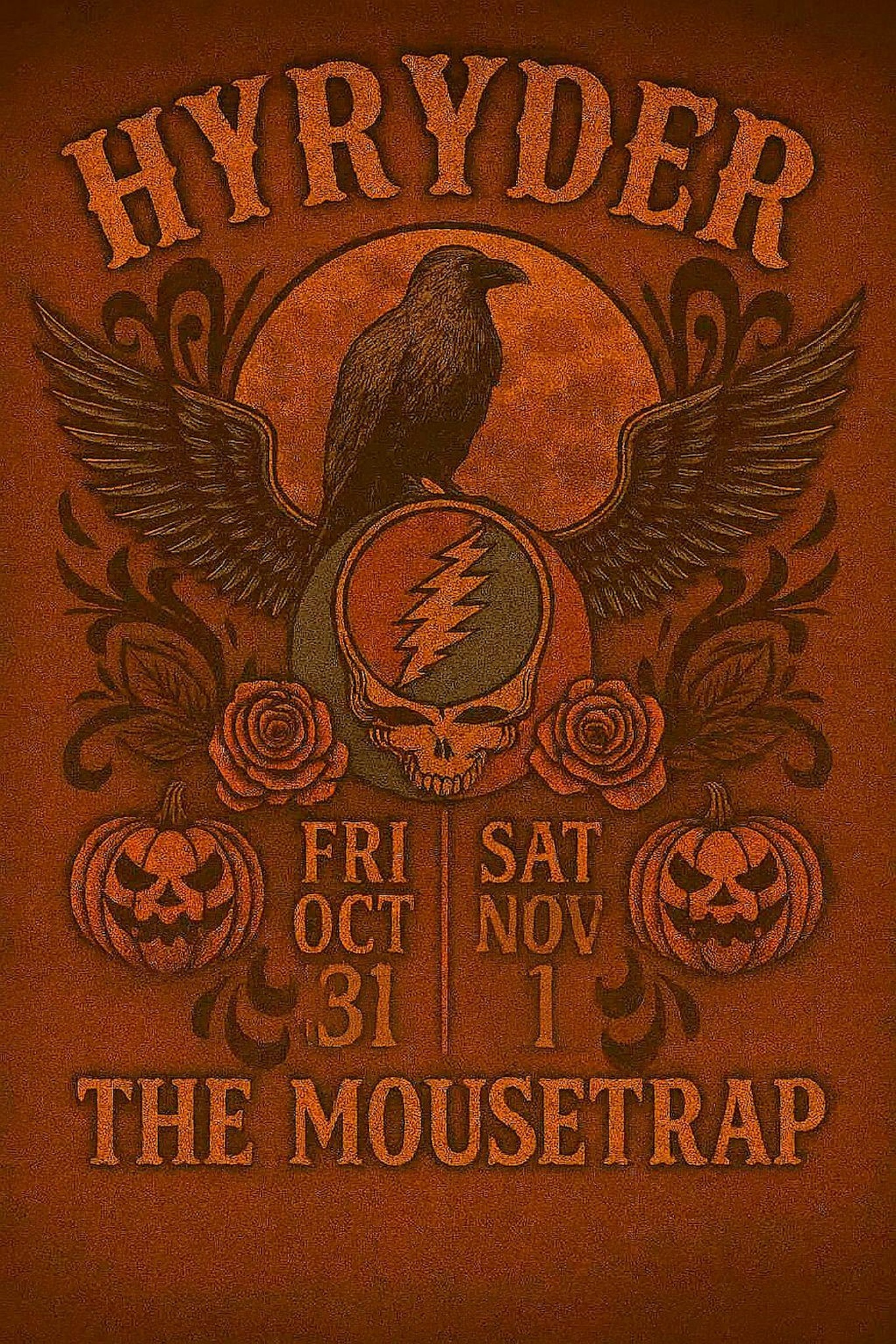 Hyryder-  Halloween Weekend Night #1 - Friday, October 31st
