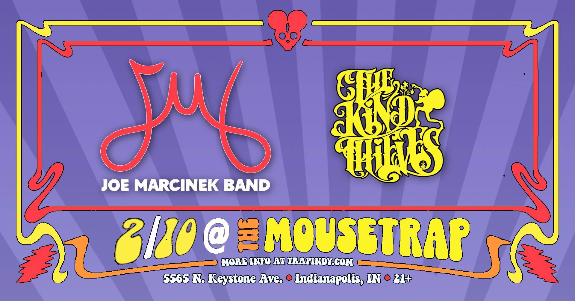 Joe Marcinek Band w/ The Kind Thieves @ The Mousetrap - Saturday, February 10th