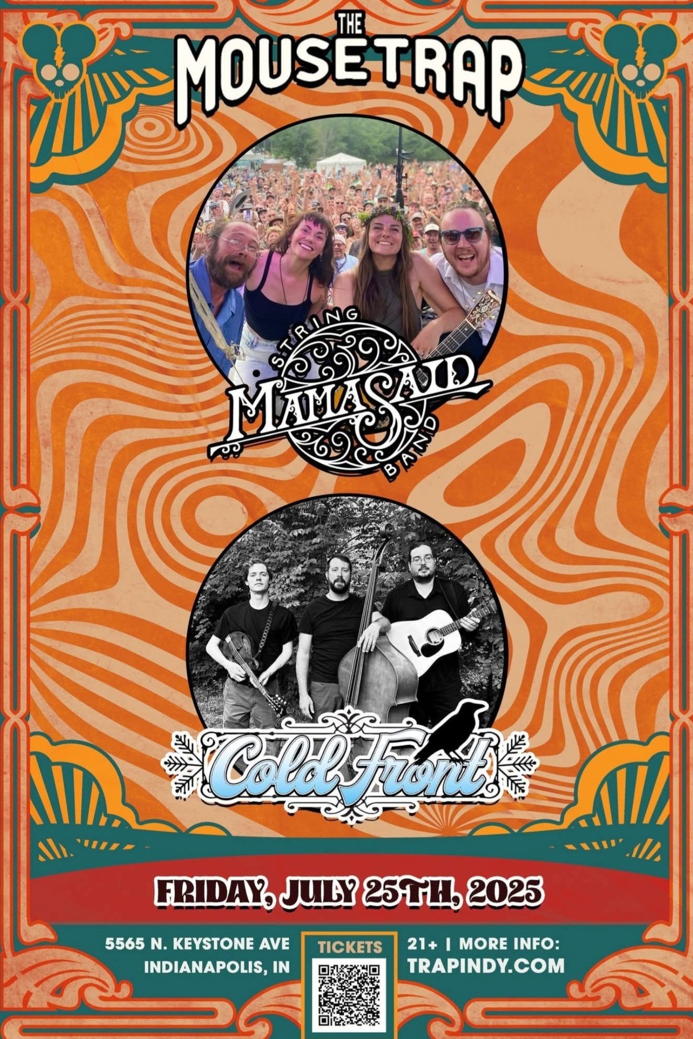 Mama Said String Band w/ Cold Front @ The Mousetrap - Friday, July 25th
