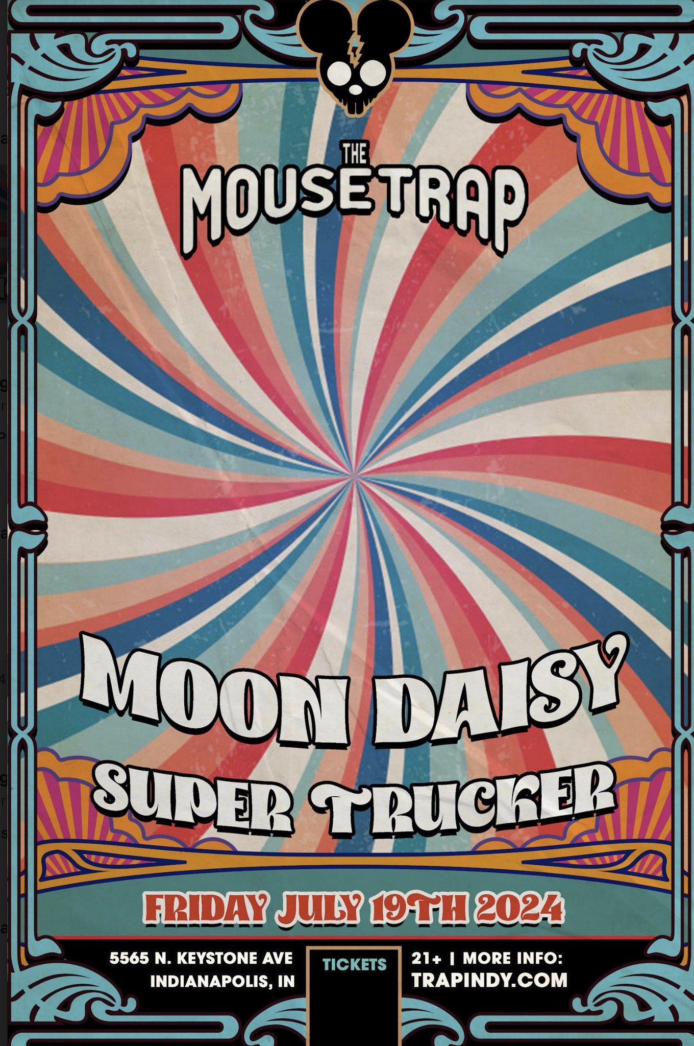 Moon Daisy & Super Trucker @ The Mousetrap - Friday, July, 19th, 2024