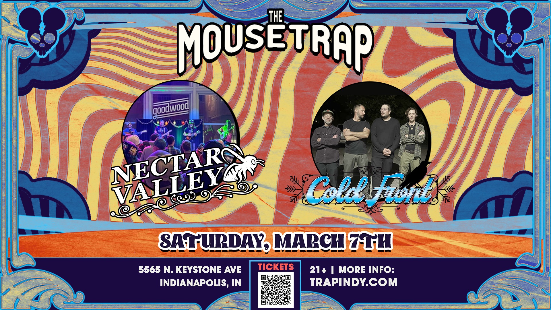 Nectar Valley & Cold Front @ The Mousetrap - Saturday, March 7th