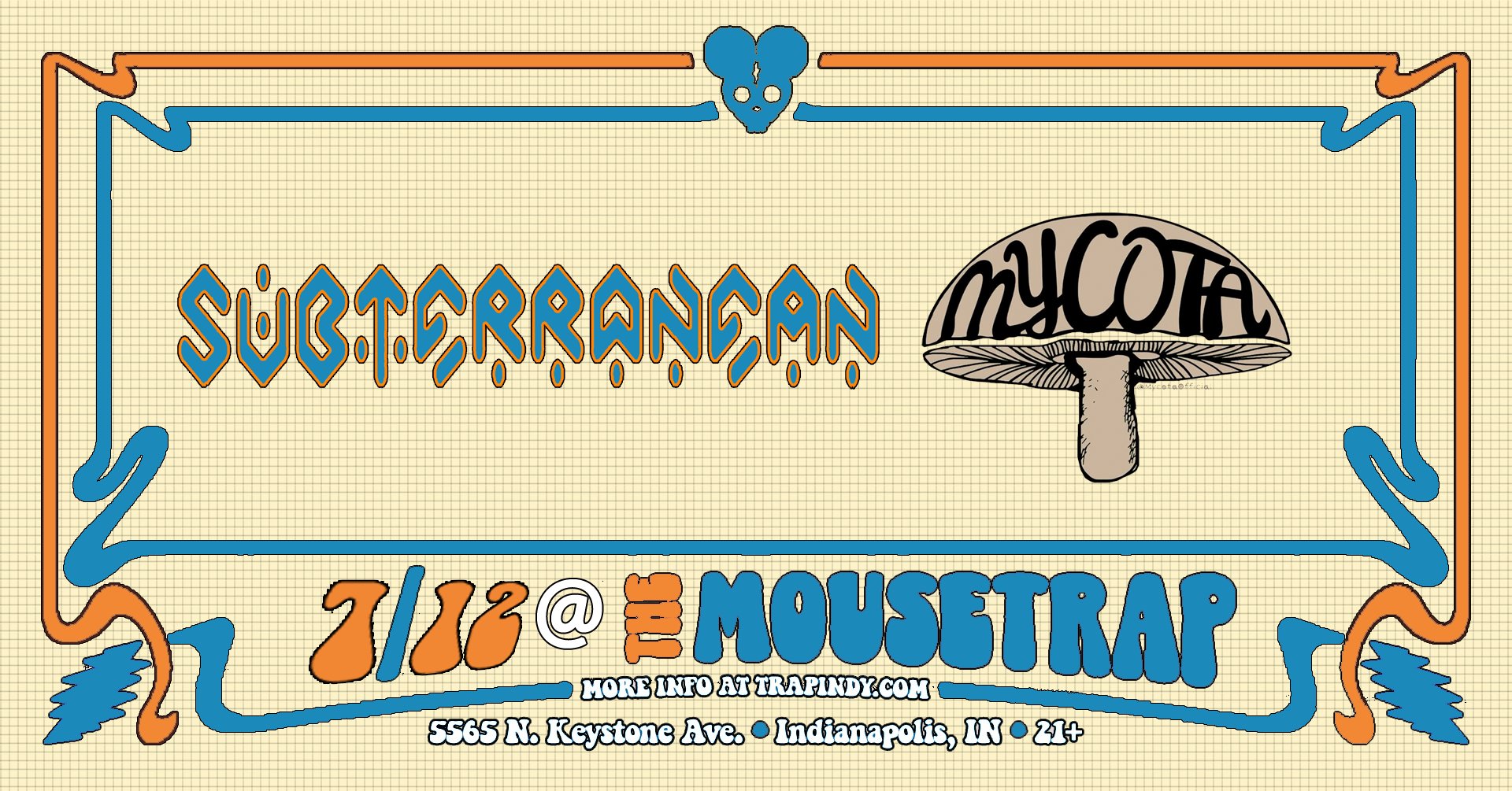 Subterranean & Mycota @ The Mousetrap - Friday, July 12th, 2024