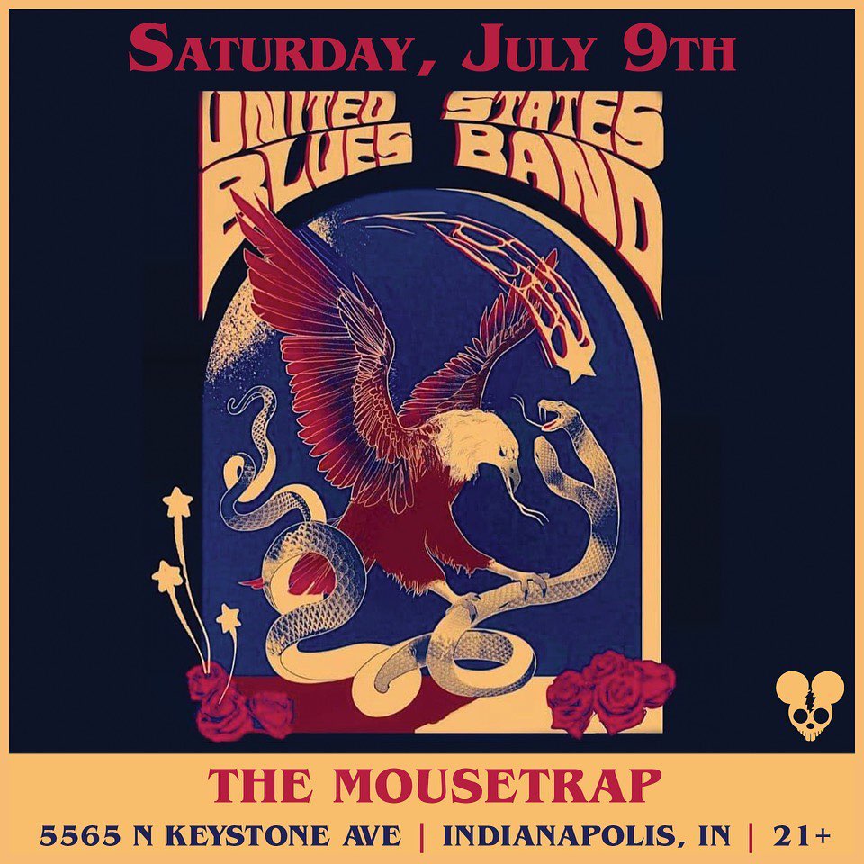 United States Blues Band at The Mousetrap - Saturday, July 9th