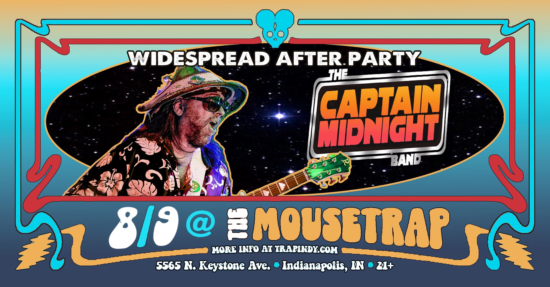 Widespread After-Party feat. Captain Midnight Band @ The Mousetrap - Saturday, August 9th