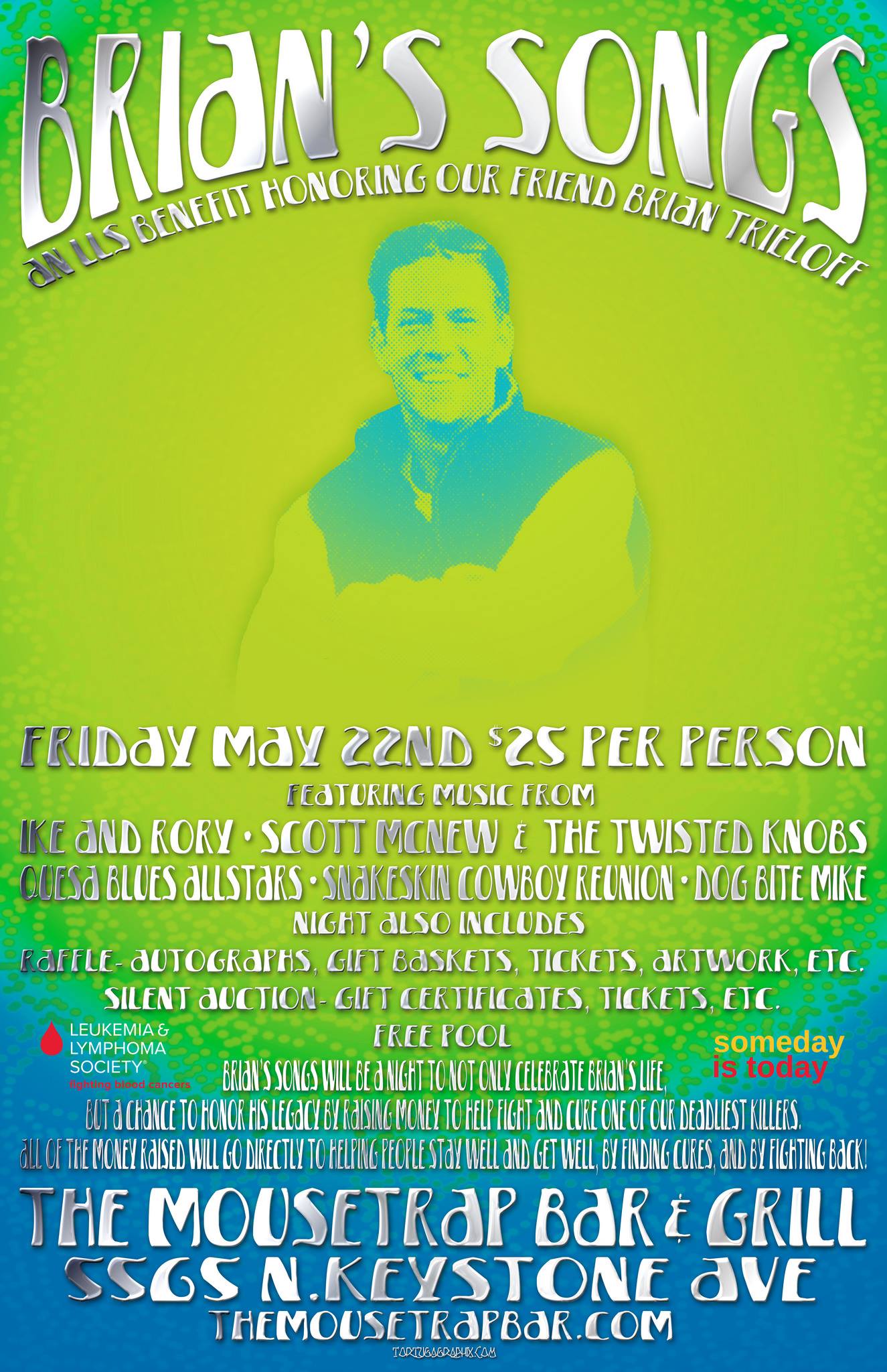 Brian's Songs - Benefitting the Leukemia & Lymphoma Society - Friday, May 22nd